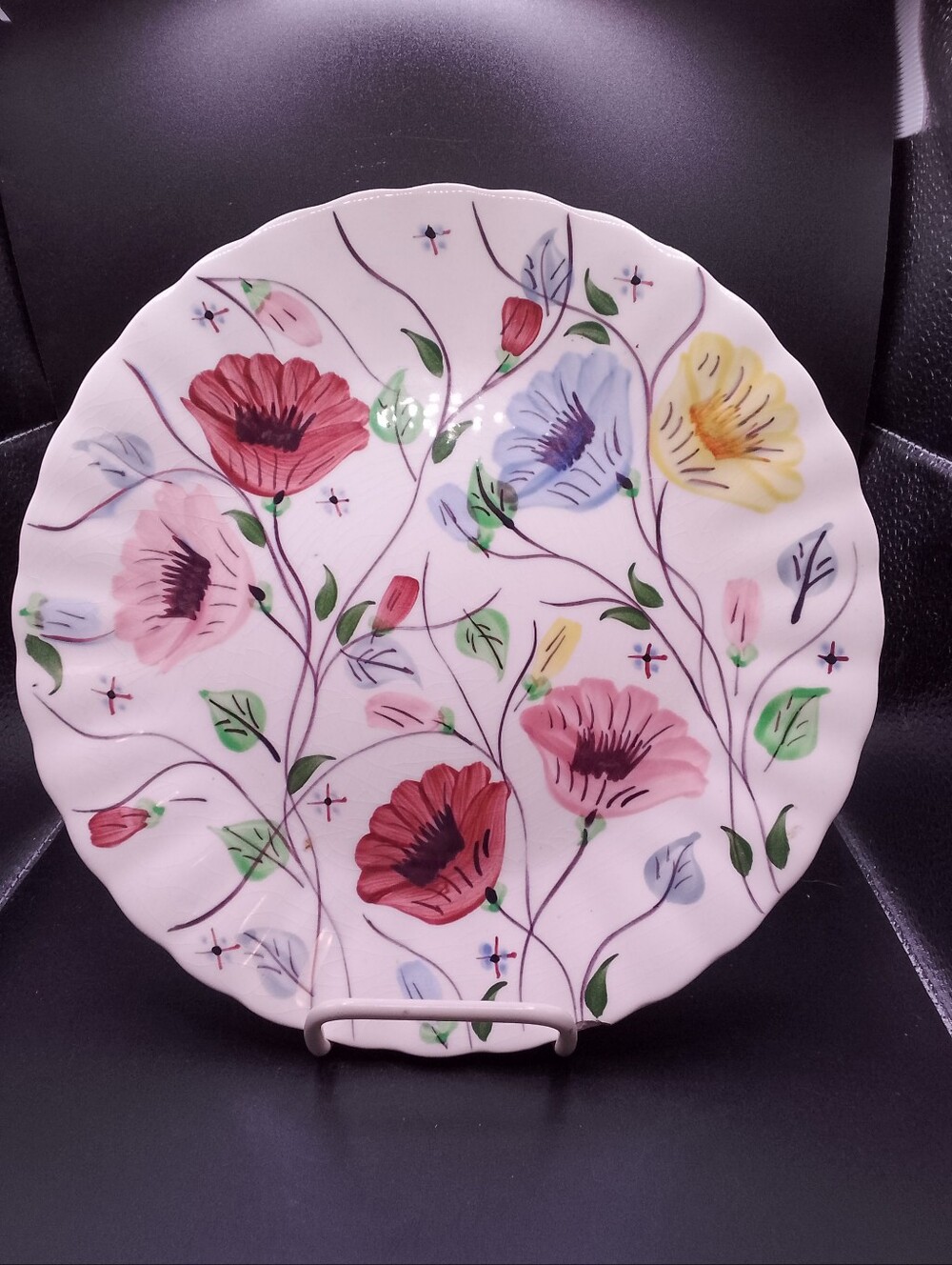 Vintage Blue Ridge Southern Pottery Waltz Time Pattern Hand-Painted